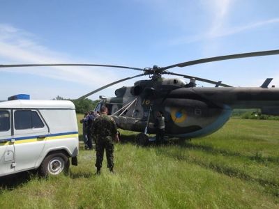Вертолет ВС Украины. Фото: Аркадий Бабченко